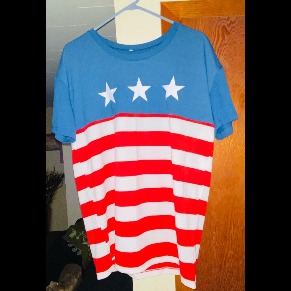 Red, White & Blue Shirt